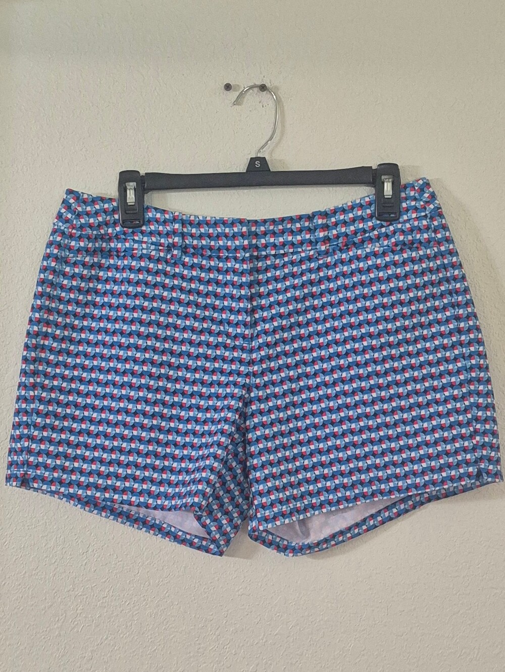 PGA Tour Blue Geometric Print Women’s Shorts